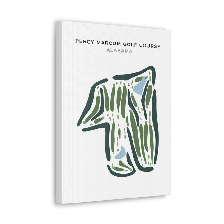 Percy Marcum Golf Course, Alabama - Printed Golf Courses