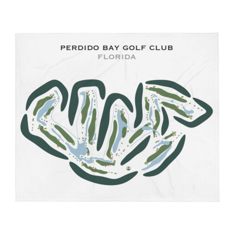 Perdido Bay Golf Club, Florida - Printed Golf Courses
