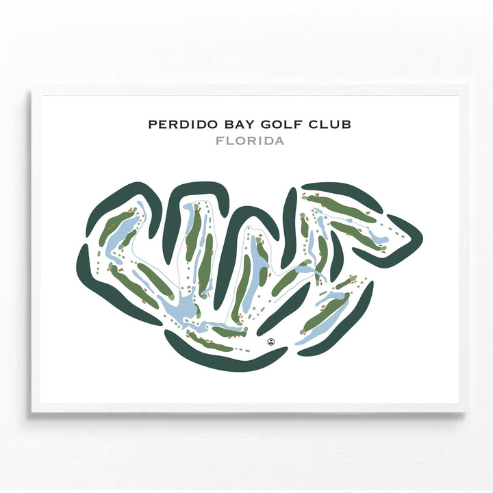 Perdido Bay Golf Club, Florida - Printed Golf Courses