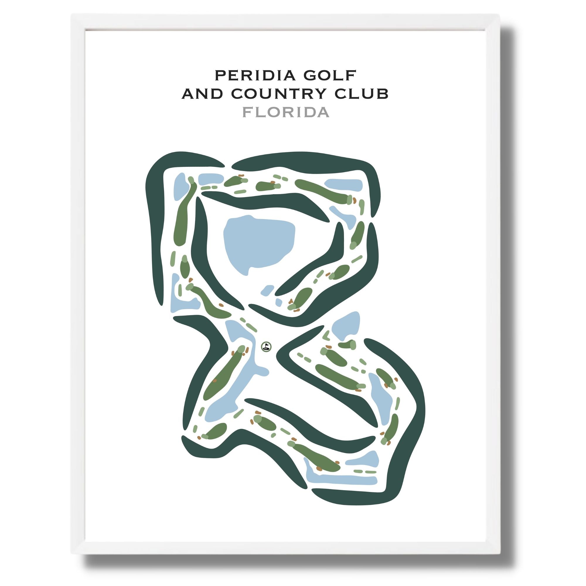 Buy the best printed golf course Peridia Golf Country Club Florida