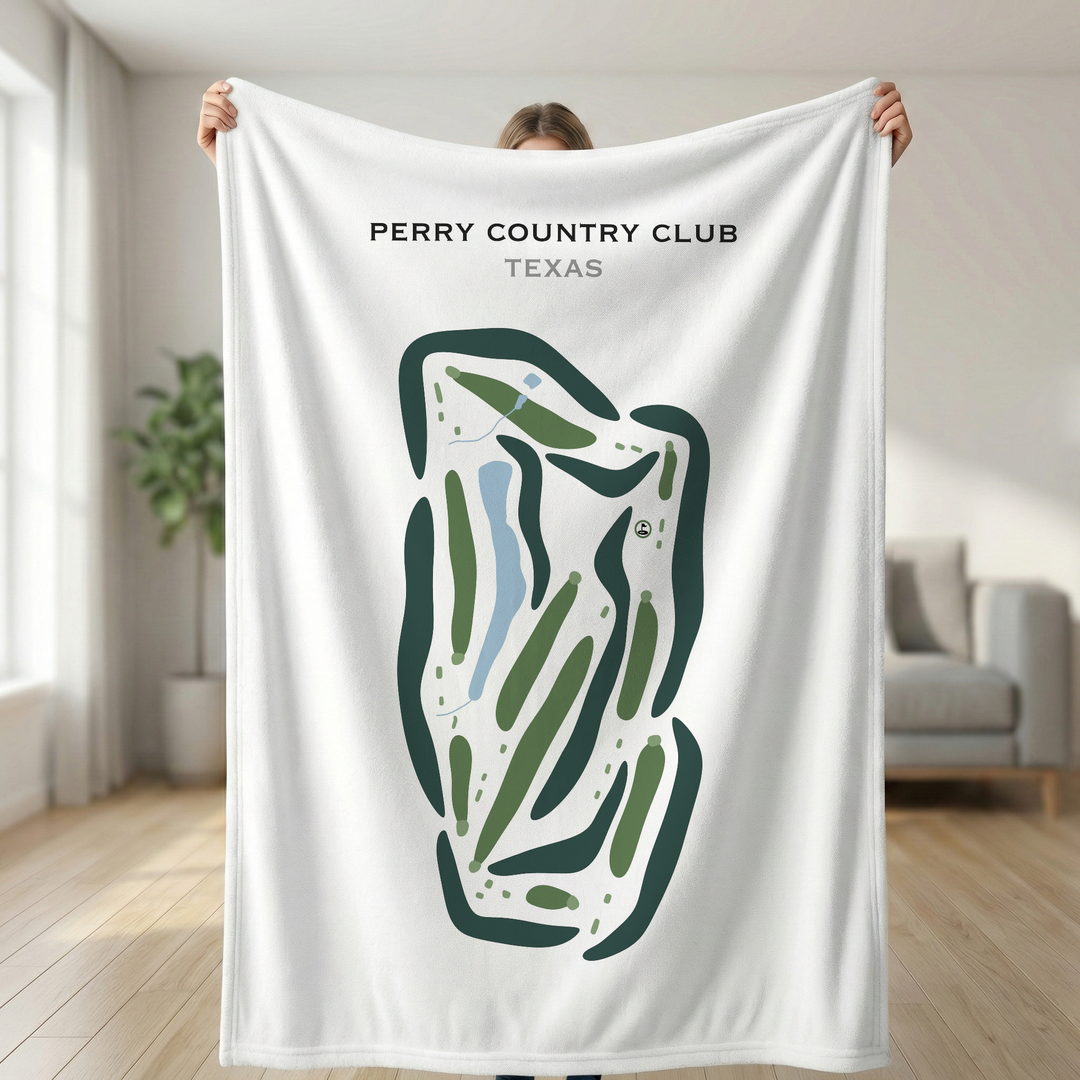 Perry Country Club, Texas - Printed Golf Courses