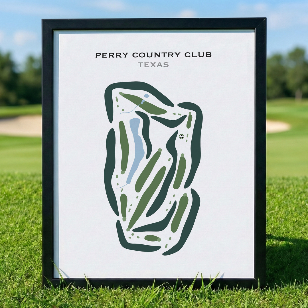 Perry Country Club, Texas - Printed Golf Courses