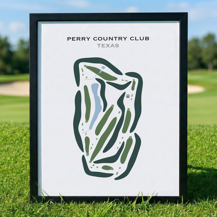 Perry Country Club, Texas - Printed Golf Courses