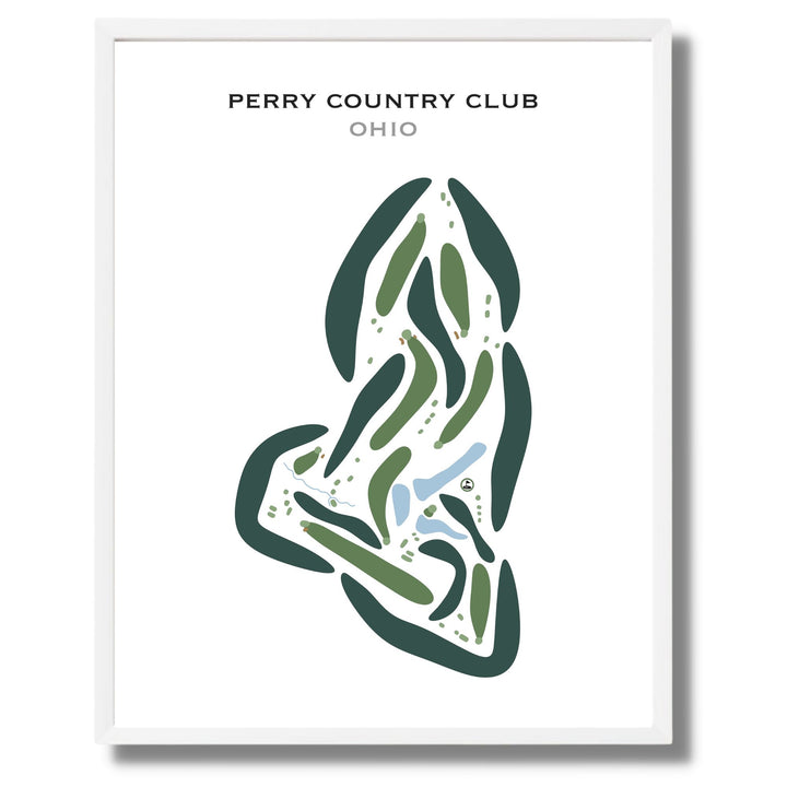Perry Country Club, Ohio - Printed Golf Courses