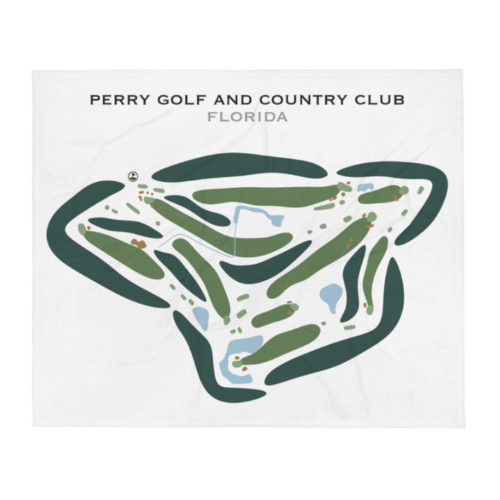 Perry Golf & Country Club, Florida - Printed Golf Courses