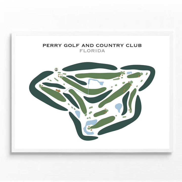 Perry Golf & Country Club, Florida - Printed Golf Courses