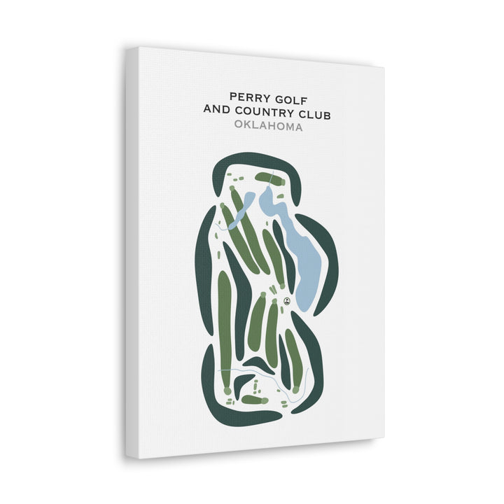 Perry Golf & Country Club, Oklahoma - Printed Golf Courses