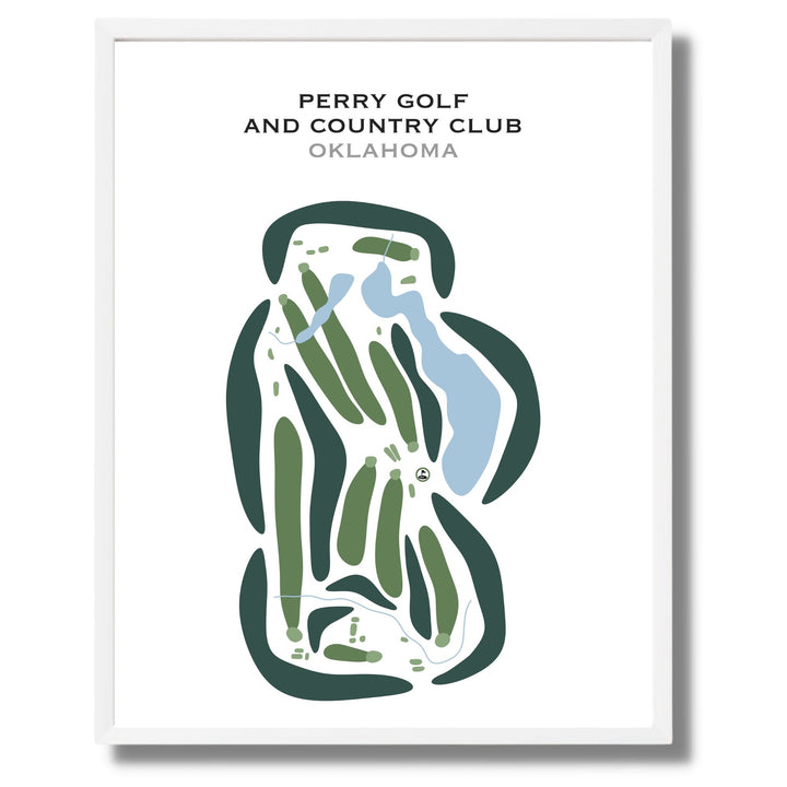 Perry Golf & Country Club, Oklahoma - Printed Golf Courses
