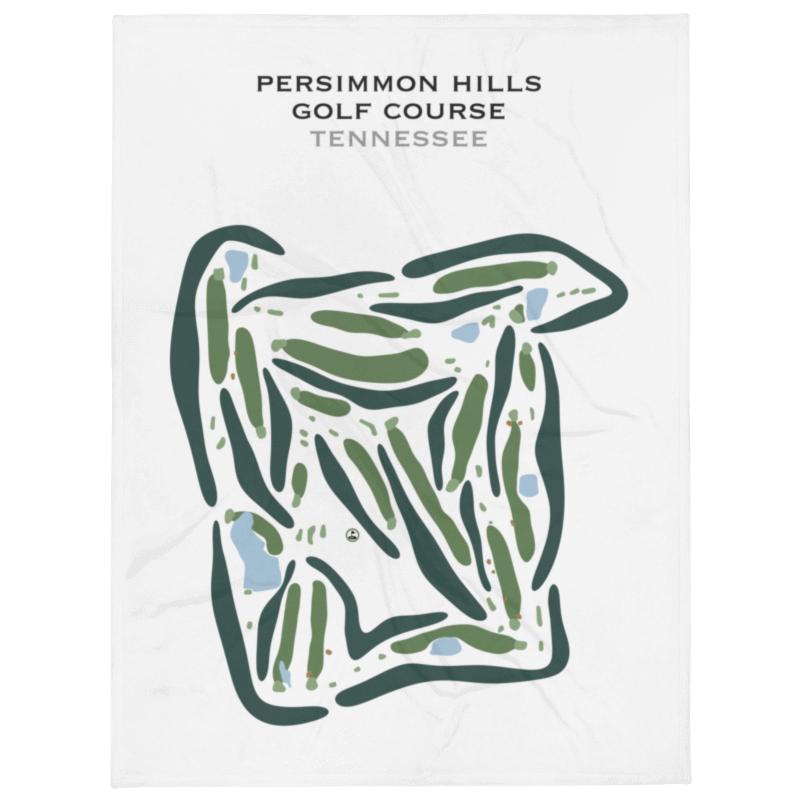 Persimmon Hills Golf Course, Tennessee - Printed Golf Courses