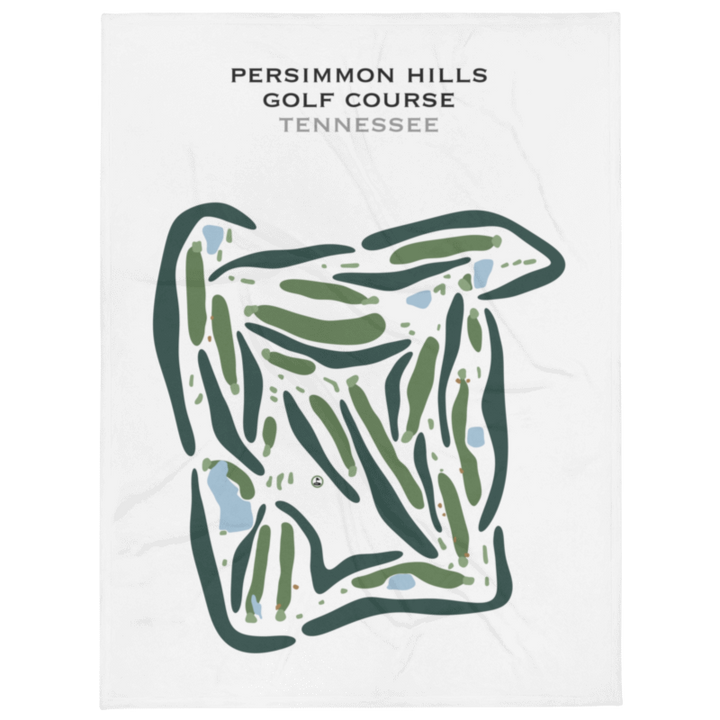 Persimmon Hills Golf Course, Tennessee - Printed Golf Courses