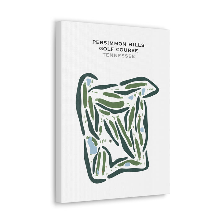 Persimmon Hills Golf Course, Tennessee - Printed Golf Courses