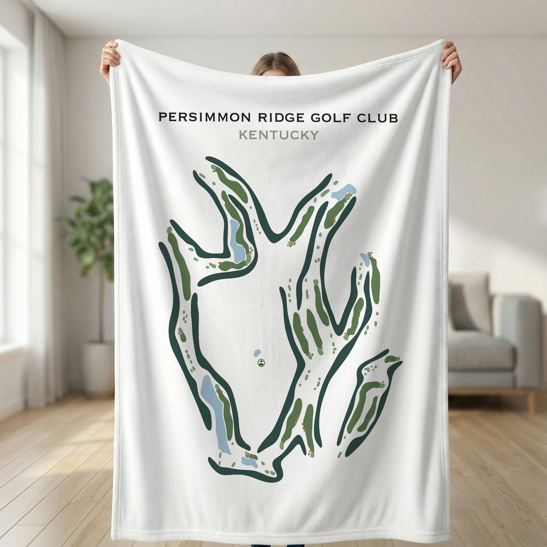 Persimmon Ridge Golf Club, Kentucky - Printed Golf Course