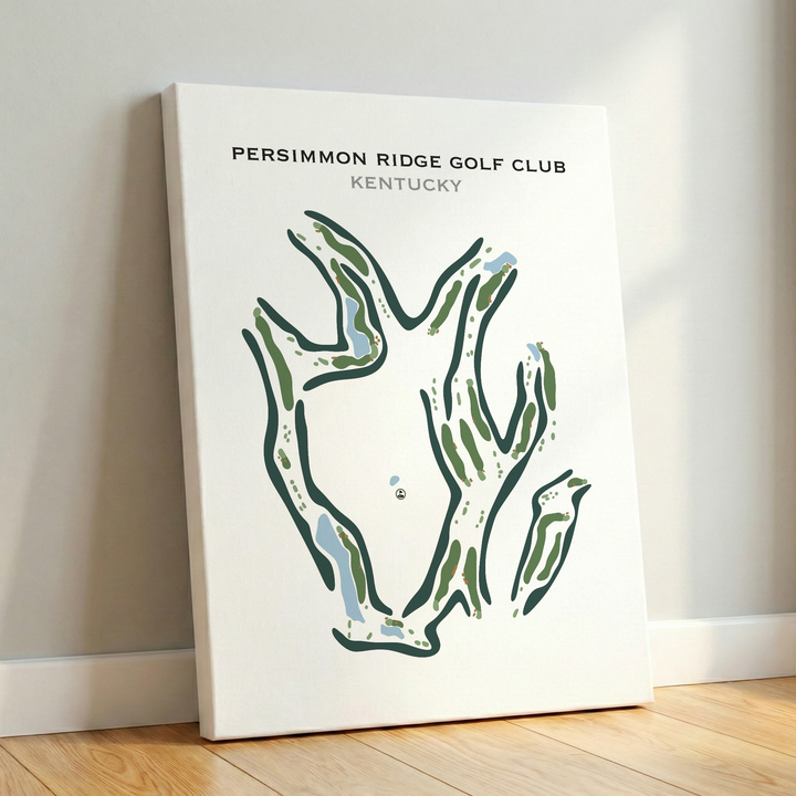 Persimmon Ridge Golf Club, Kentucky - Printed Golf Course