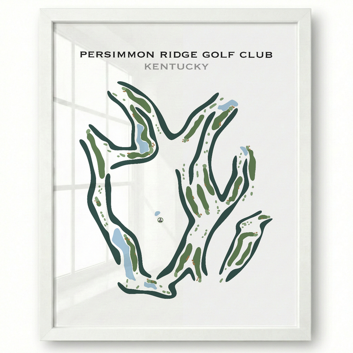 Persimmon Ridge Golf Club, Kentucky - Printed Golf Course