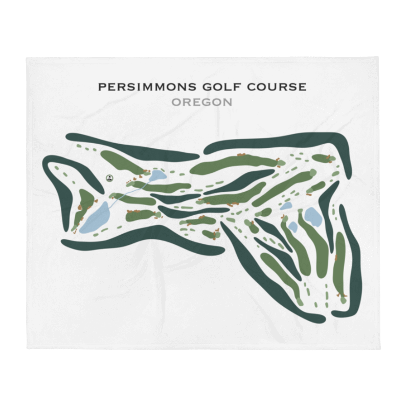 Persimmon Golf Course, Oregon - Printed Golf Courses