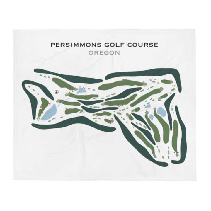 Persimmon Golf Course, Oregon - Printed Golf Courses