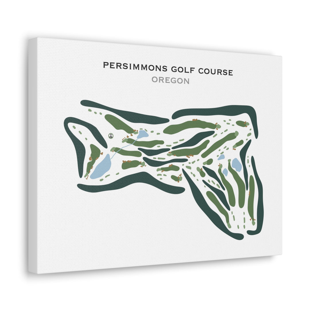 Persimmon Golf Course, Oregon - Printed Golf Courses