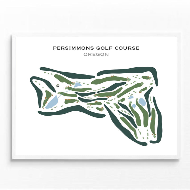 Persimmon Golf Course, Oregon - Printed Golf Courses