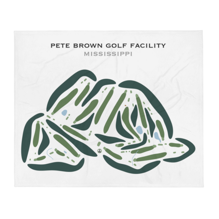 Pete Brown Golf Facility, Mississippi - Printed Golf Courses