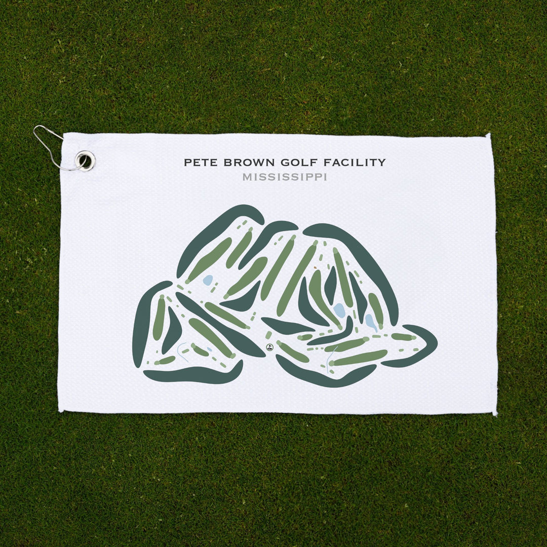 Pete Brown Golf Facility, Mississippi - Printed Golf Courses