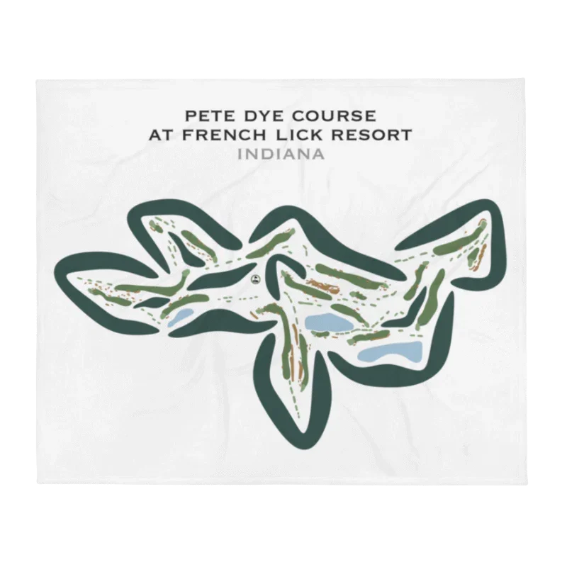 Pete Dye Course at French Lick Resort, Indiana - Printed Golf Courses