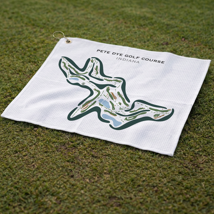 Pete Dye Golf Course, Indiana - Printed Golf Courses