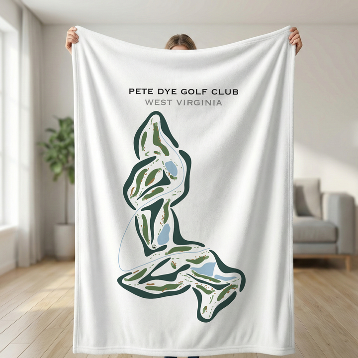 Pete Dye Golf Club, West Virginia - Printed Golf Courses