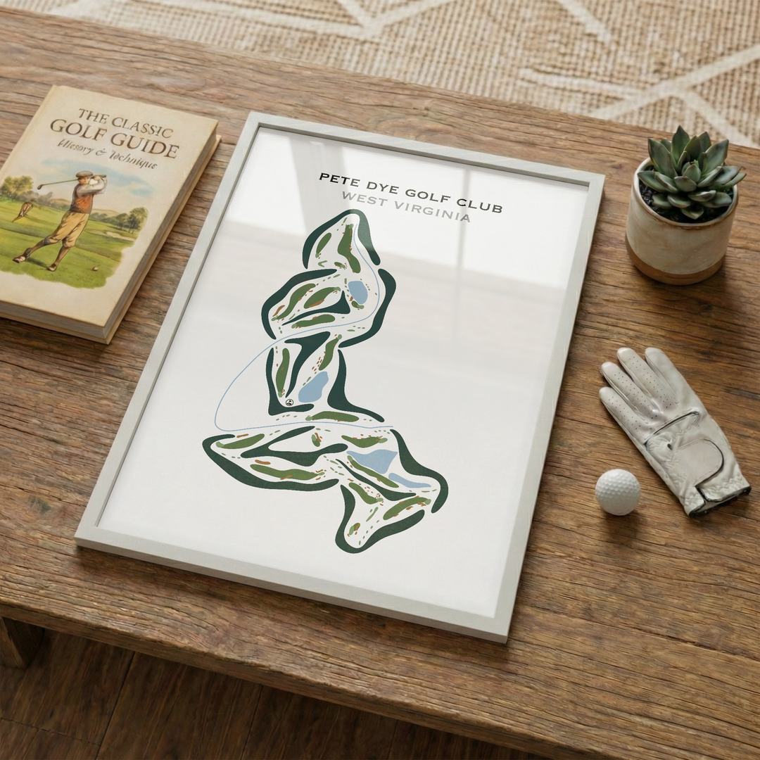 Pete Dye Golf Club, West Virginia - Printed Golf Courses