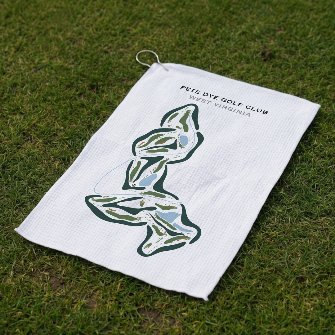 Pete Dye Golf Club, West Virginia - Printed Golf Courses