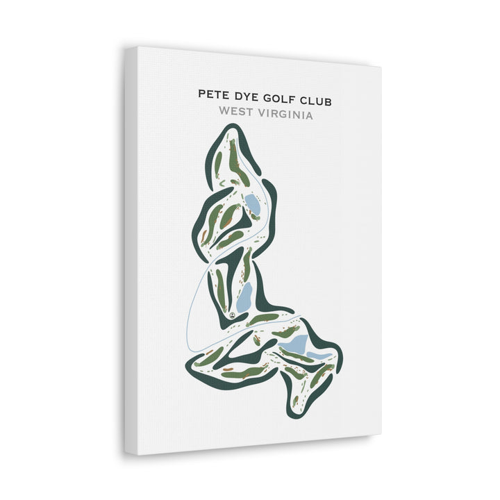 Pete Dye Golf Club, West Virginia - Printed Golf Courses