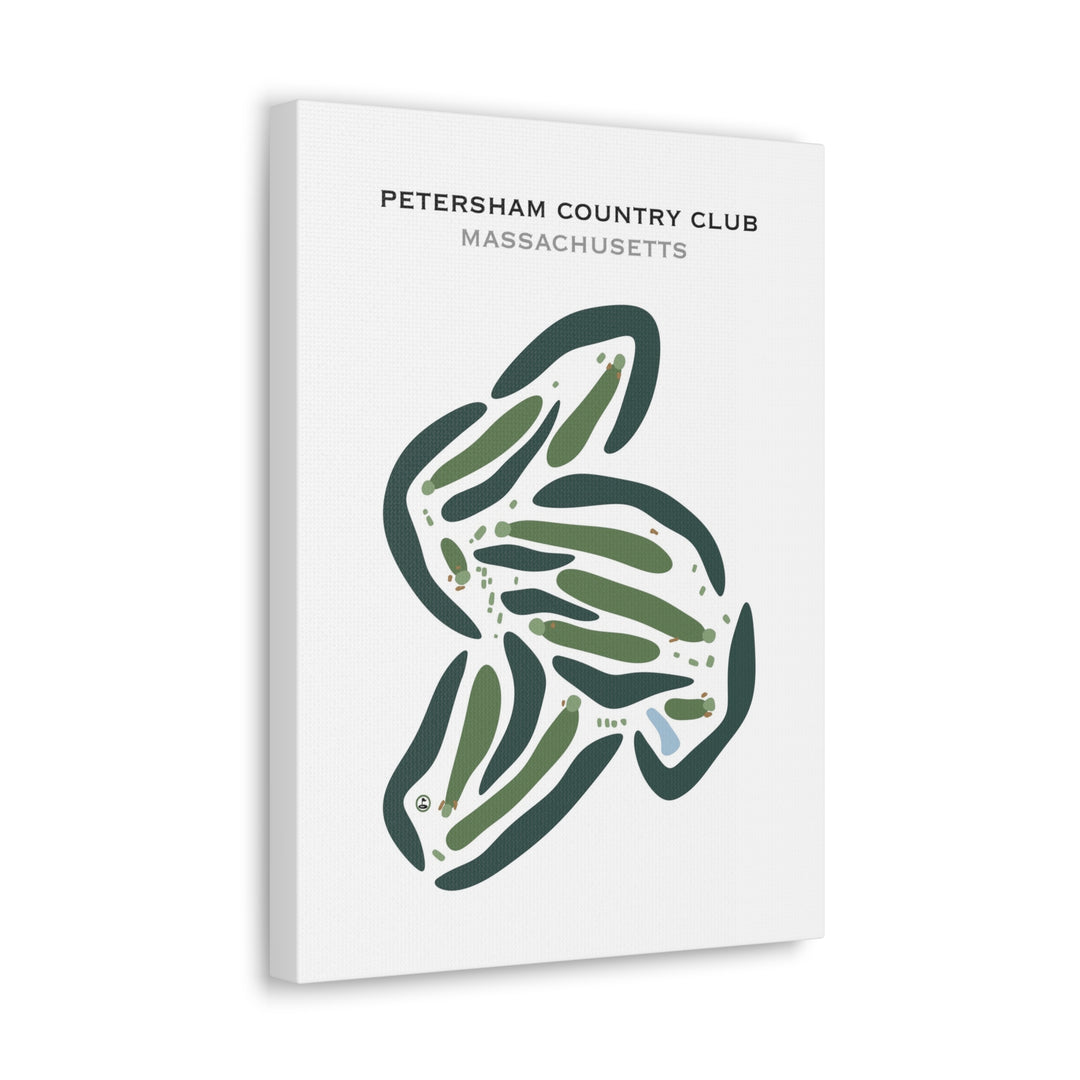 Petersham Country Club, Massachusetts - Printed Golf Courses