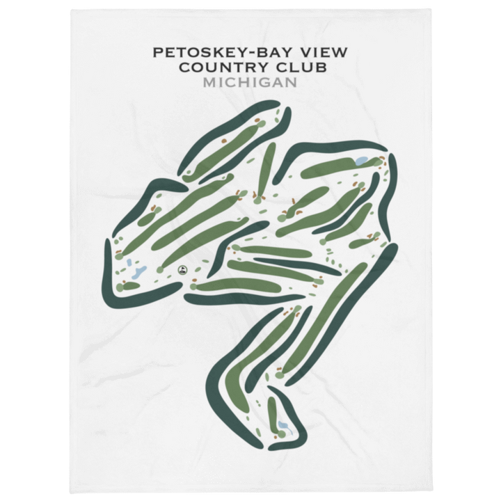 Petoskey Bay View Country Club, Michigan - Printed Golf Courses