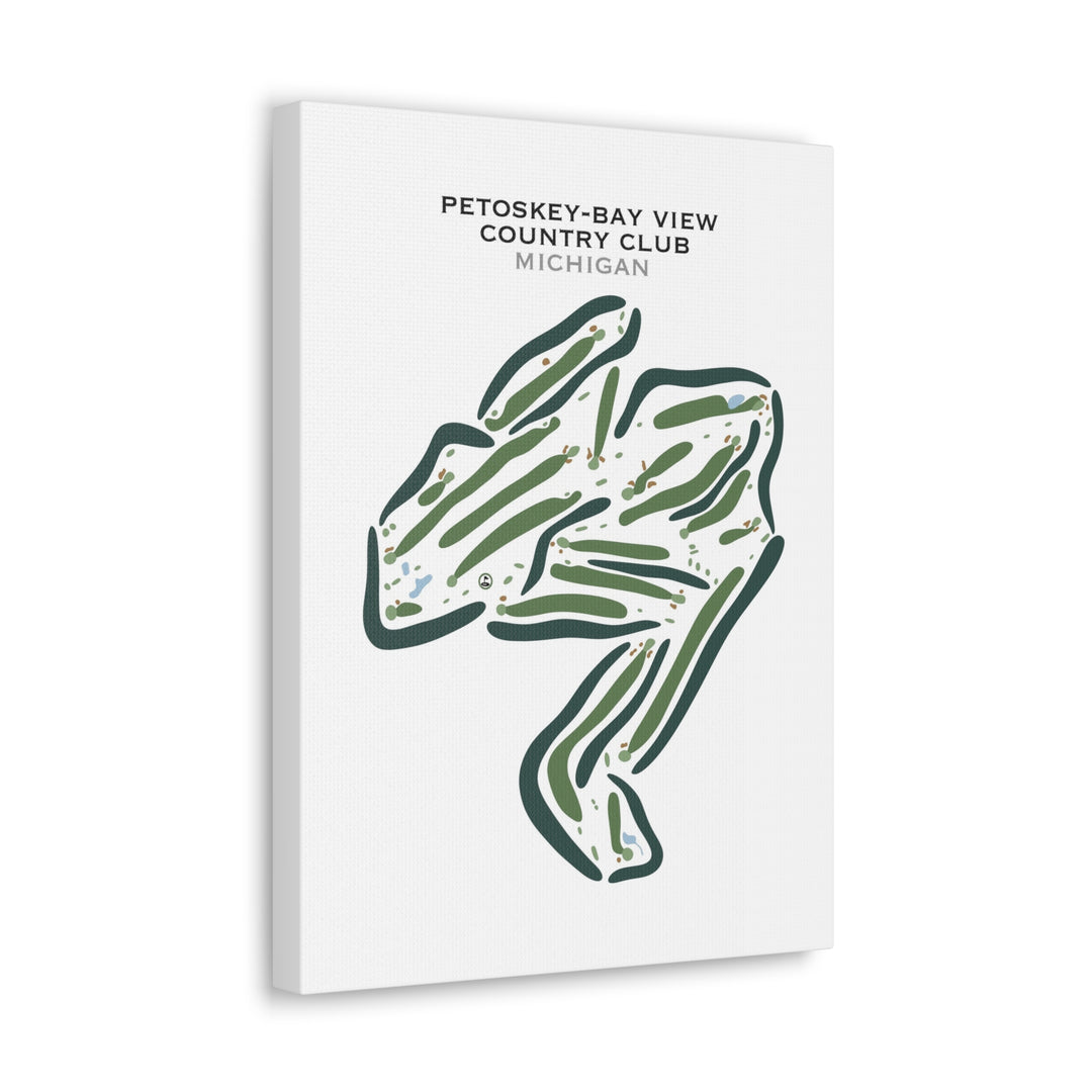 Petoskey Bay View Country Club, Michigan - Printed Golf Courses