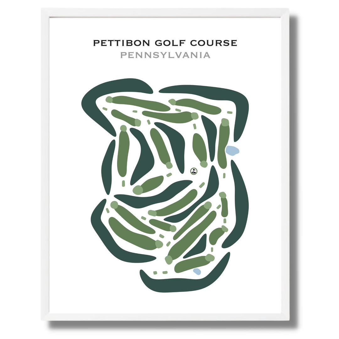 Pettibon Golf Course, Pennsylvania - Printed Golf Courses