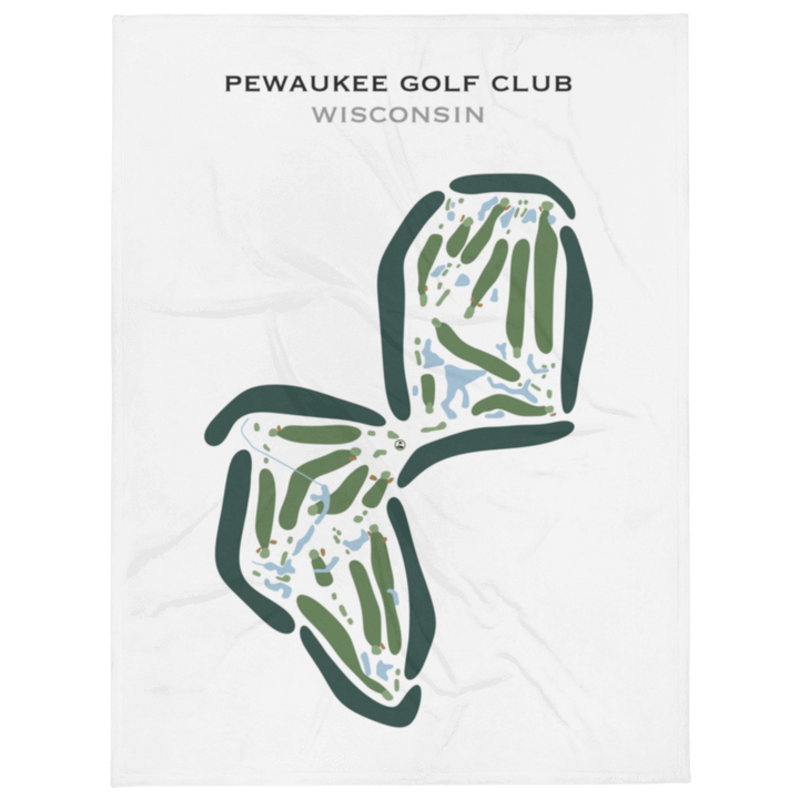 Pewaukee Golf Club, Wisconsin - Printed Golf Courses
