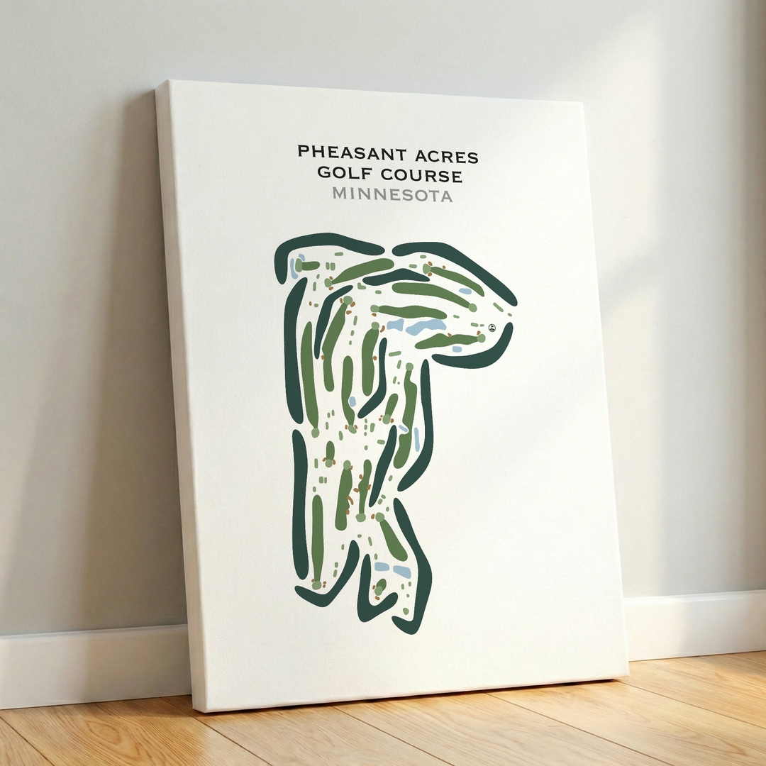 Pheasant Acres Golf Course, Minnesota - Printed Golf Courses