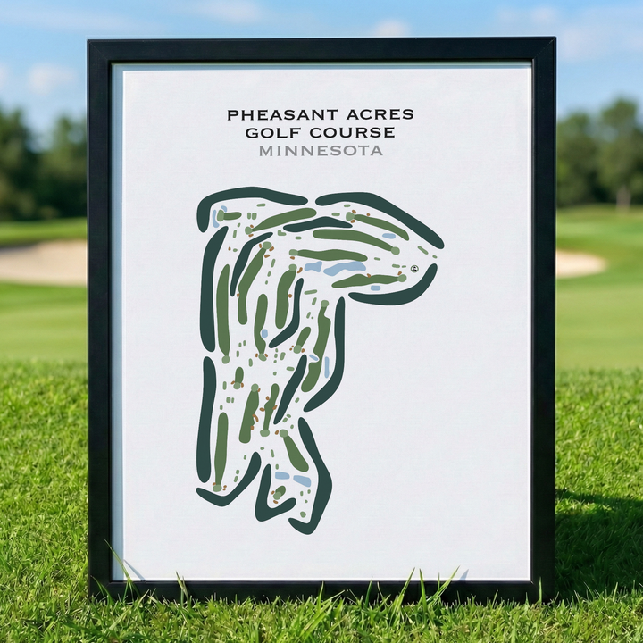 Pheasant Acres Golf Course, Minnesota - Printed Golf Courses