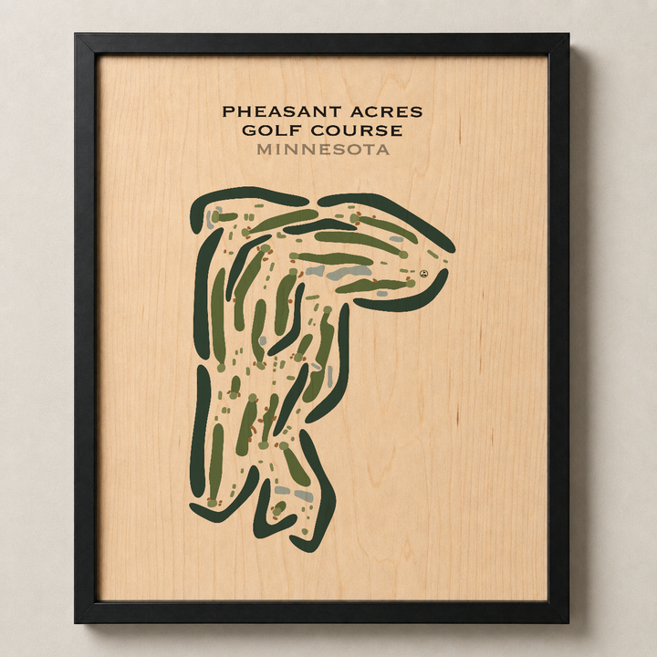 Pheasant Acres Golf Course, Minnesota - Printed Golf Courses