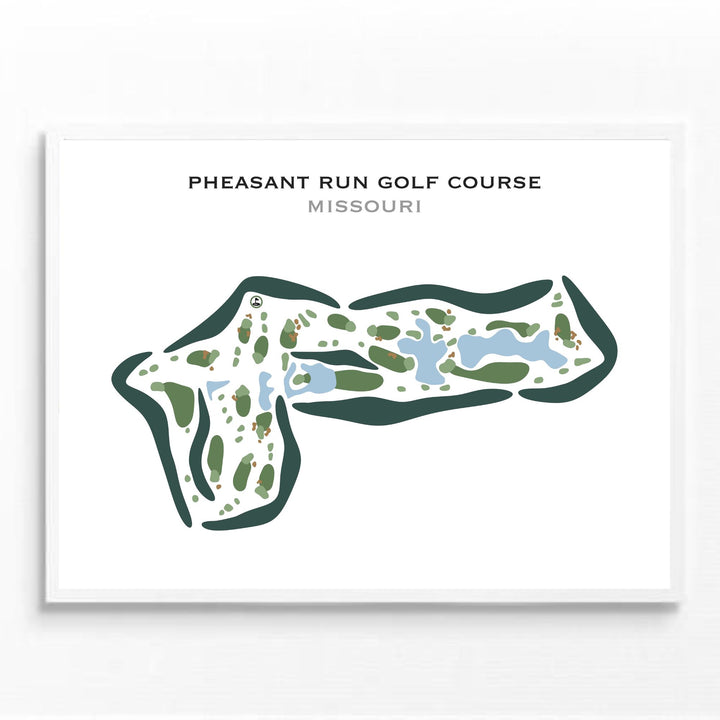 Pheasant Run Golf Course, Missouri - Printed Golf Courses