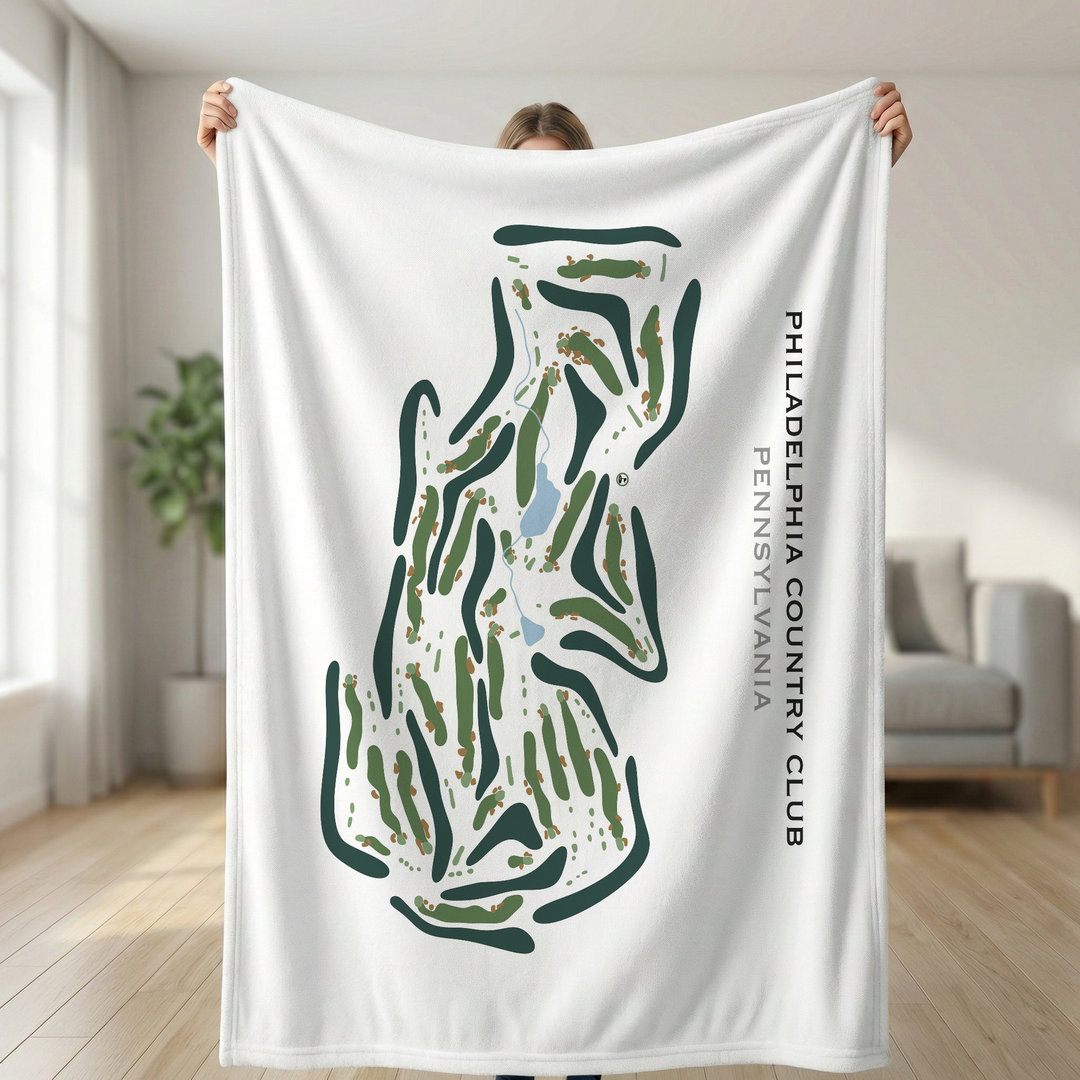 Philadelphia Country Club, Pennsylvania - Printed Golf Course
