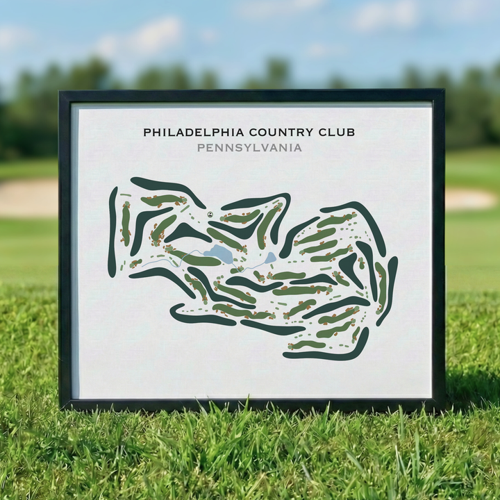 Philadelphia Country Club, Pennsylvania - Printed Golf Course