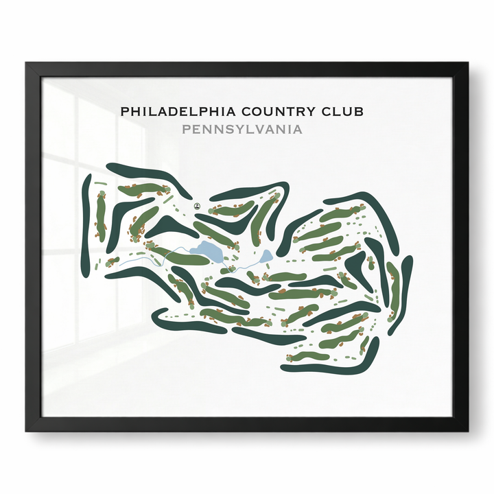 Philadelphia Country Club, Pennsylvania - Printed Golf Course