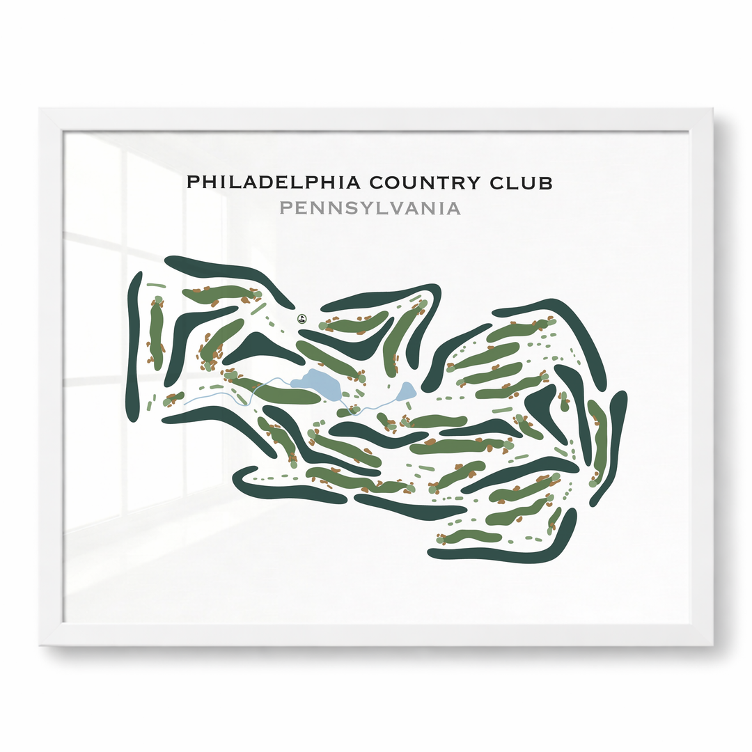 Philadelphia Country Club, Pennsylvania - Printed Golf Course