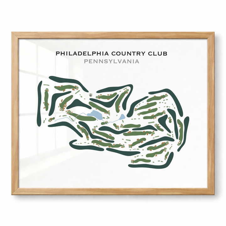 Philadelphia Country Club, Pennsylvania - Printed Golf Course