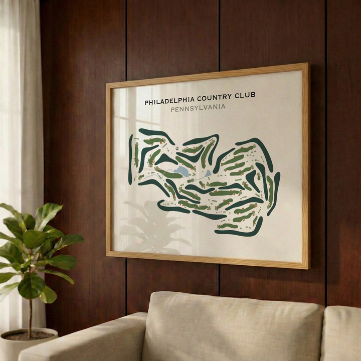 Philadelphia Country Club, Pennsylvania - Printed Golf Course