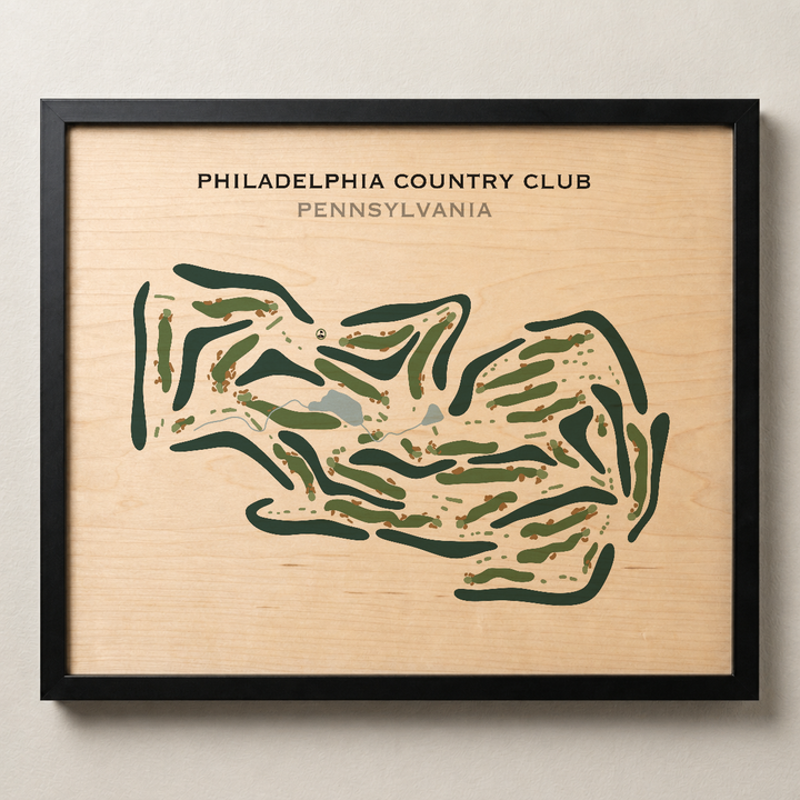 Philadelphia Country Club, Pennsylvania - Printed Golf Course