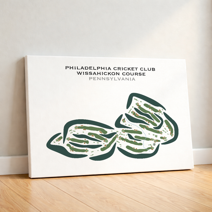 Philadelphia Cricket Club, Wissahickon Course, Pennsylvania - Printed Golf Course