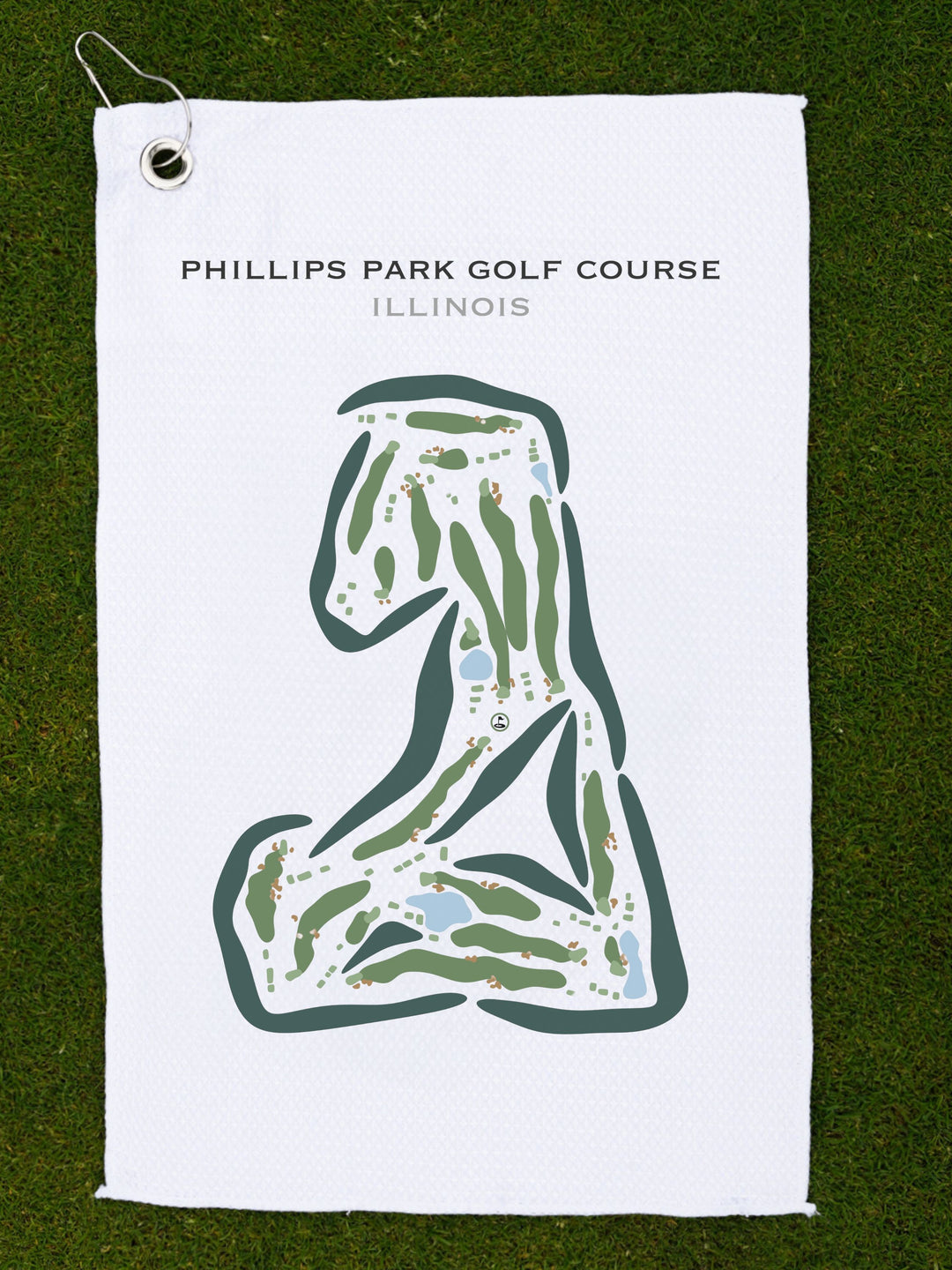 Phillips Park Golf Course, Illinois - Printed Golf Courses