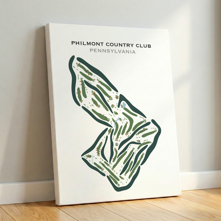 Philmont Country Club, Pennsylvania - Printed Golf Courses