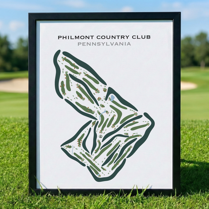 Philmont Country Club, Pennsylvania - Printed Golf Courses
